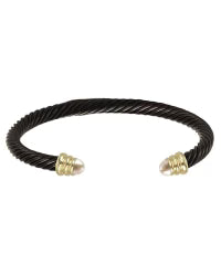 5MM Pearl Top Color Cable Cuff