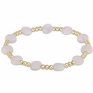 Enewton Admire Gold 3mm Bead Bracelet Moonstone