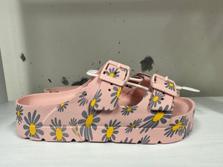 Daisy Print Buckle Slide