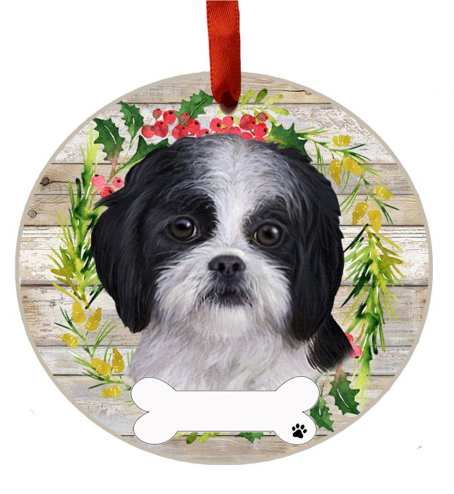 Shih Tzu Face Whiskey Rocks Glass - Unique Dog Themed Decor and